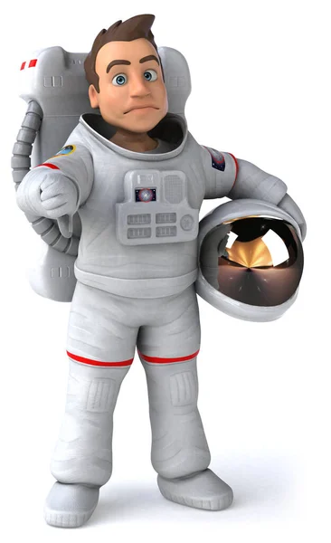 Spaß Astronaut Illustration — Stockfoto