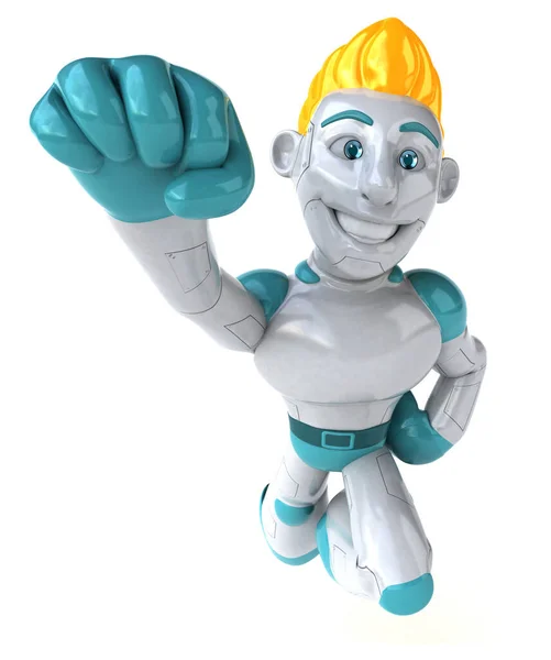 Personagem Robô Ilustração — Fotografia de Stock
