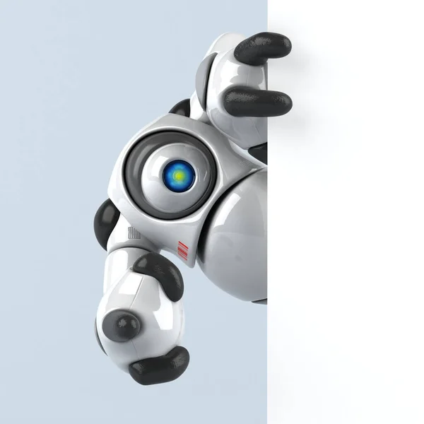 Stora Robot Karaktär Illustration — Stockfoto