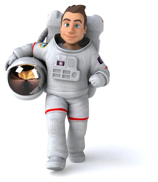 Spaß Astronaut Illustration — Stockfoto