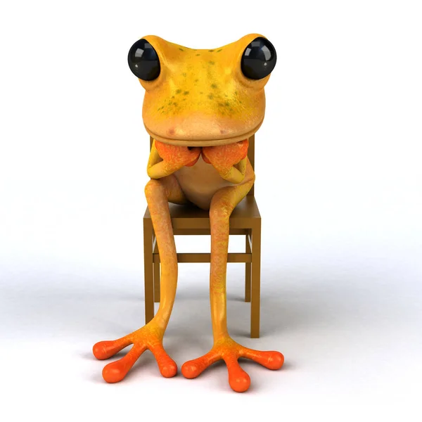 Fun Frog Illustration — Stock Photo, Image