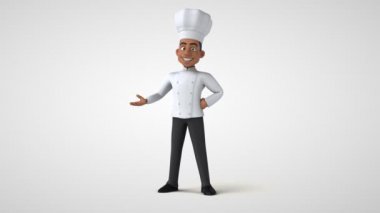 Eğlenceli şef karakteri - 3 boyutlu animasyon 