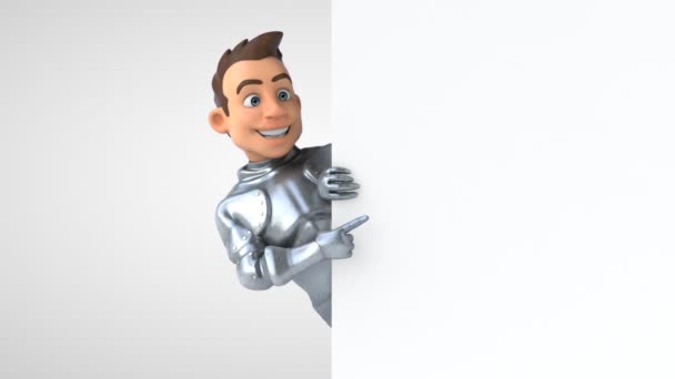 卡卡3D动画卡通人物骑士 — 图库视频影像