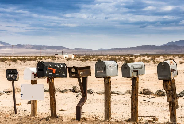 Old US Mailboxes along Route 66 — Stock Photo, Image