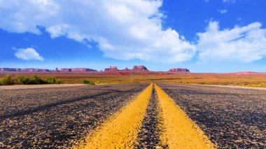 Arizona ve Utah anıt Vadisi panoramik görünüm