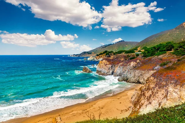 Belas Paisagens Costeiras Pacific Coast Highway Costa Oeste Dos Eua — Fotografia de Stock