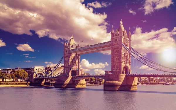 Tower Bridge London Bron Mest Kända Landmärkena Storbritannien England Bild — Stockfoto