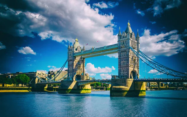 Tower Bridge London Bron Mest Kända Landmärkena Storbritannien England Bild — Stockfoto