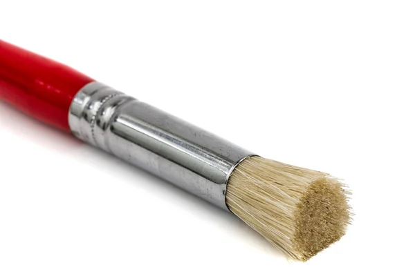 Paint brush närbild isolerad på vit bakgrund — Stockfoto