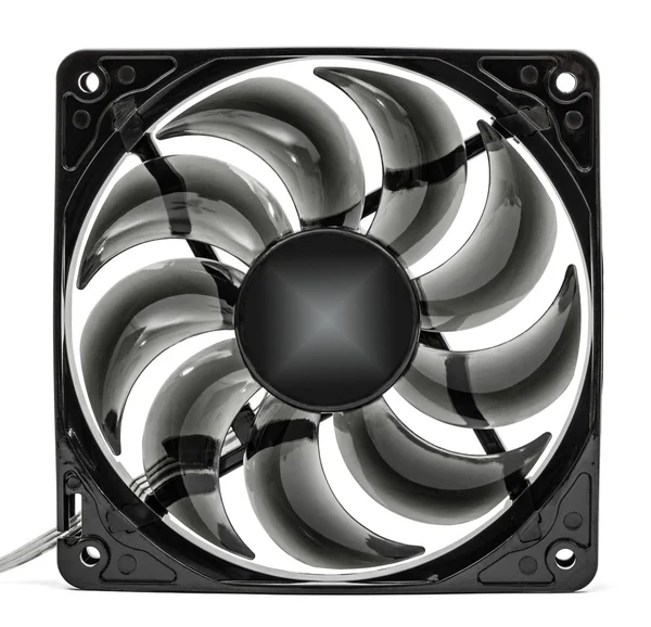 Computer fan, Isolated on white background — Stock Photo, Image