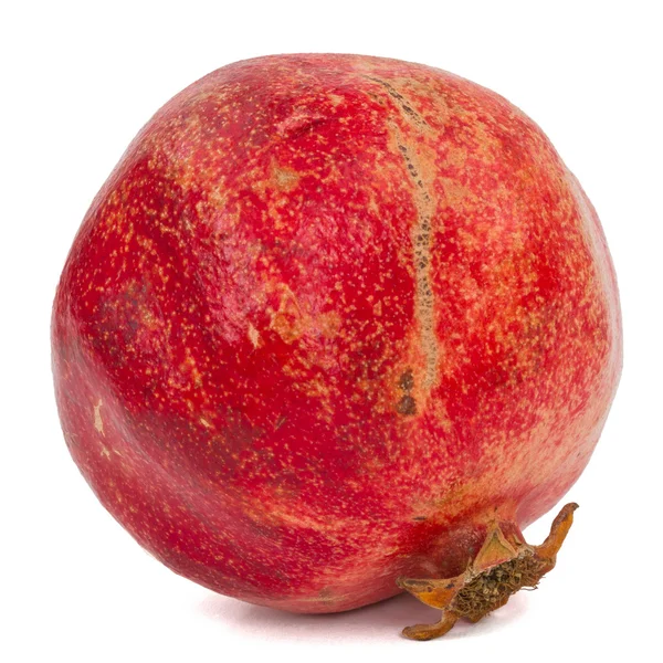 Ripe pomegranate, isolated on white background — Stock Photo, Image