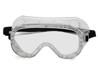 koruyucu gözlük, beyaz zemin üzerine izole