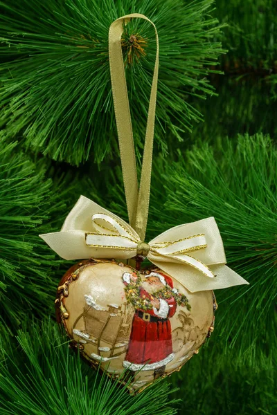 Decoración en forma de colgantes en forma de corazón para Christm —  Fotos de Stock