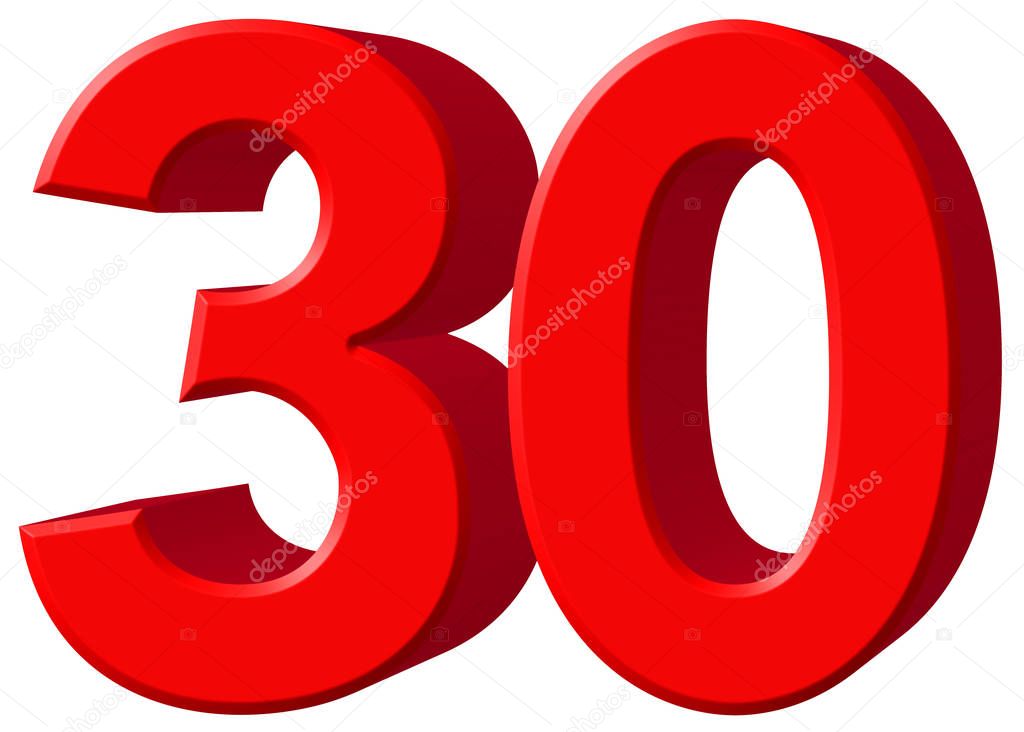 30 Картинка цифра