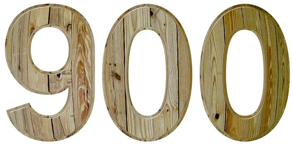 Numerale 900, novecento, isolato su sfondo bianco, 3d rend — Foto Stock