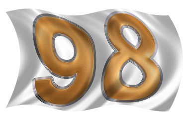 Sayı 98, doksan sekiz, bayrakla çırpınan rüzgarda ben