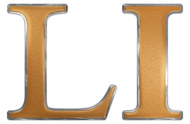 Romen rakamı Li, unus et izole quinquaginta, 51, elli bir, 