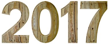 Ahşap yüzey, Isola soyut bir deseni rakamı 2017