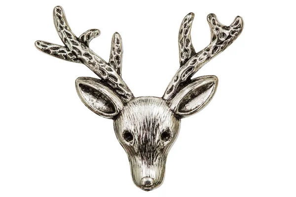 Filigrana en forma de cabeza de ciervo, elemento decorativo para ma —  Fotos de Stock