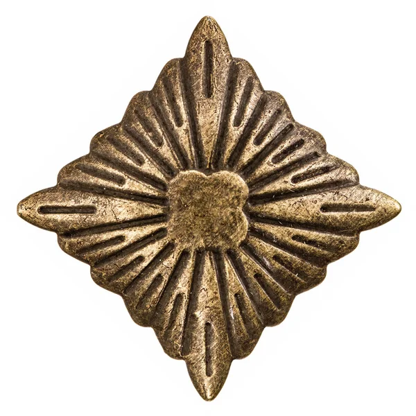 Filigran w formie rombu, element dekoracyjny, ręczne — Zdjęcie stockowe