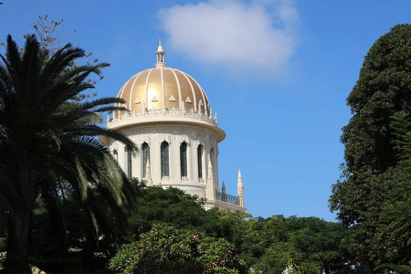 Santuario del Bab en el Centro Mundial Bahai en Haifa — Foto de Stock