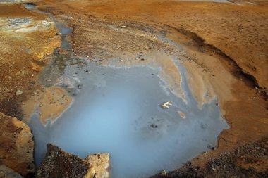 Jeotermal alan Krysuvik ve Seltun. İzlanda