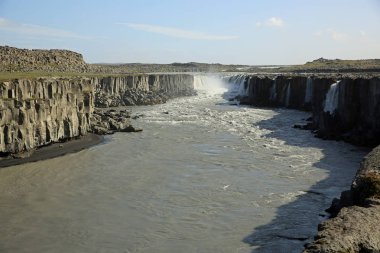İzlanda'daki Selfoss şelale