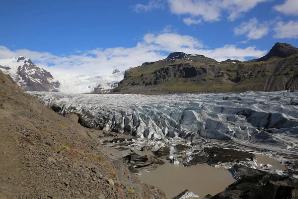 Svinafellsjokull 在冰岛冰川 — 图库照片