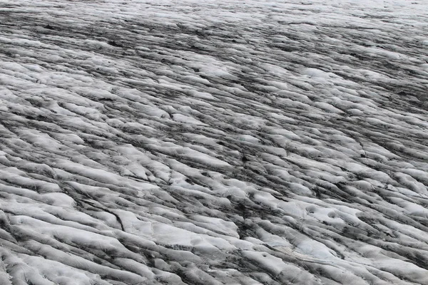 Detalhe de uma geleira em Vatnajokull no Parque Nacional de Skaftafell — Fotografia de Stock