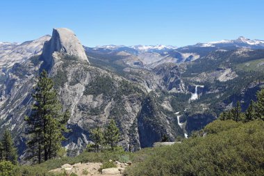 Half Dome in Yosemite National Park clipart