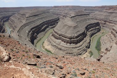 San Juan Nehri Goosenecks Devlet Parkı'nda
