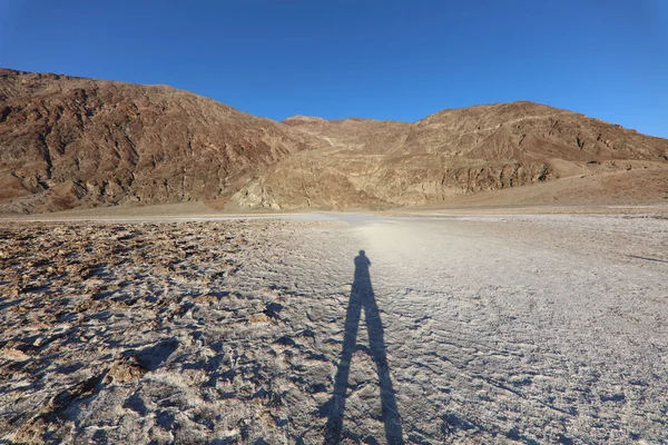 Badwater bekken in death valley — Stockfoto