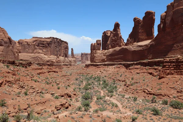 Park Avenue i Arches nationalpark — Stockfoto