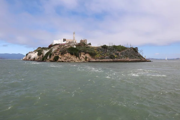 Ostrov Alcatraz v zálivu San Francisco Stock Fotografie