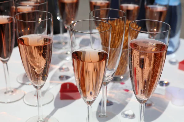 Sklenice plná šampaňského Stock Fotografie