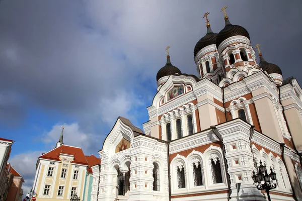 Tallinn 'deki Alexander Nevsky Katedrali. Estonya. Avrupa
