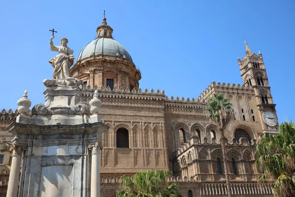 Catedral Palermo Sicília Itália — Fotografia de Stock