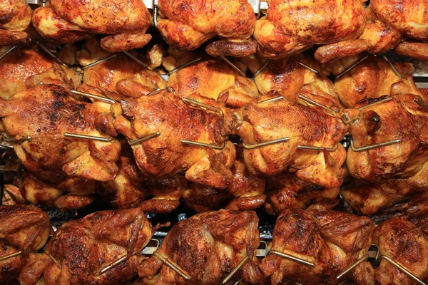 Pollos Asados Asador Alemania Europa — Foto de Stock