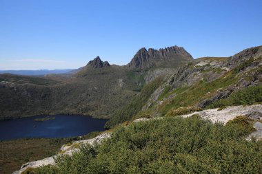 Tazmanya 'daki Cradle Mountain Ulusal Parkı. Avusturalya