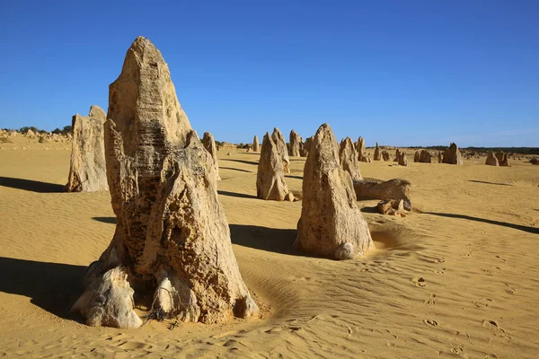 Nambung Ulusal Parkı Ndaki Zirveler Batı Avustralya — Stok fotoğraf