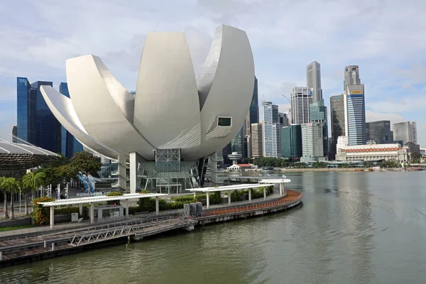 Singapore Republiek Singapore December 2019 Art Science Museum Marina Bay — Stockfoto