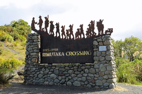 Upper Hutt Nouvelle Zélande Décembre 2019 Mémorial Rimutaka Situé Sommet — Photo