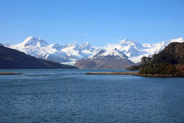 Almirantazgo Fjord Daki Ainsworth Körfezi Patagonya Şili — Stok fotoğraf