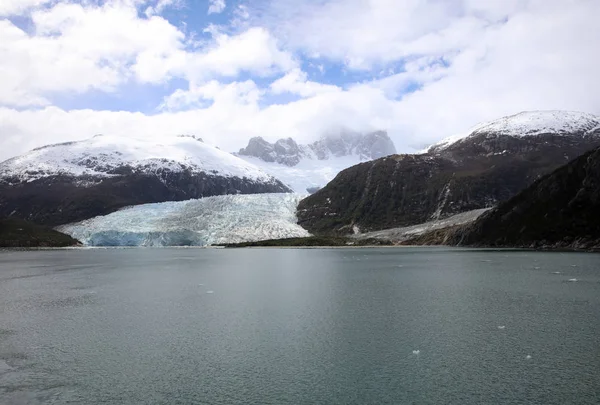 Glaciar Pia Patagônia Chile América Sul — Fotografia de Stock