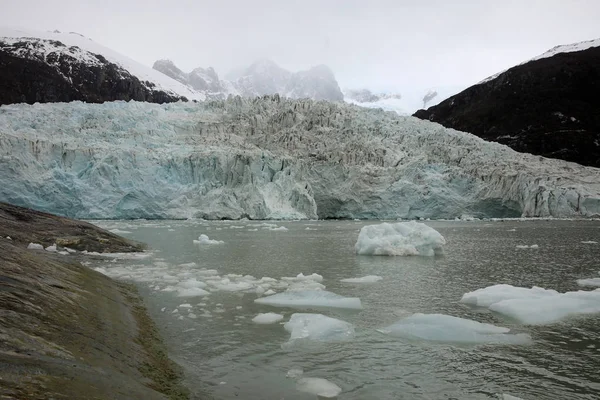 Glaciar Pia Patagonia Chile América Del Sur — Foto de Stock