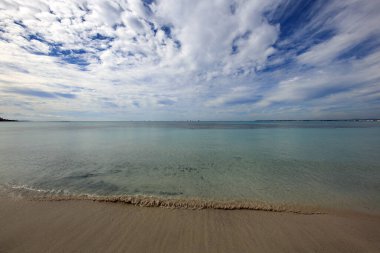 Ses Salines yakınlarındaki Es Trenc Plajı. Mayorka. İspanya
