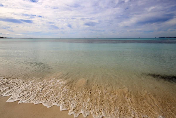 Trenc Beach Ses Salines Majorca Spain — Stock Photo, Image