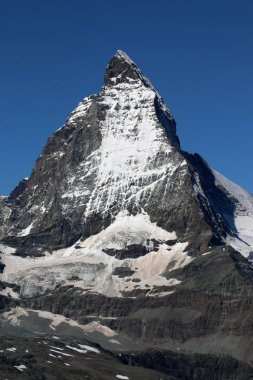 Zermatt Matterhorn dağa. İsviçre