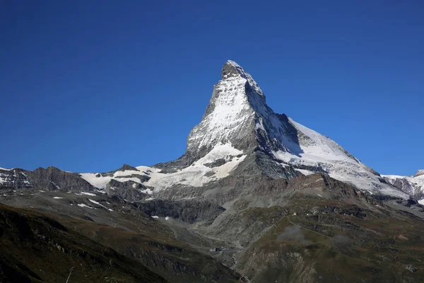 Matterhornu Zermattu Švýcarsko — Stock fotografie