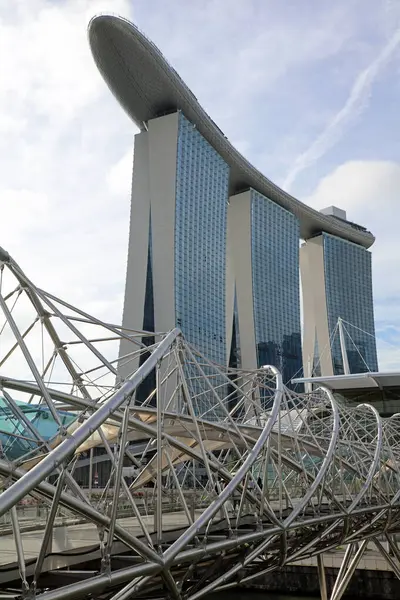 Singapore Republic Singapore December 2019 View Marina Bay District Singapore — Stockfoto